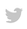grey version of twitter icon in footer